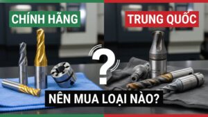 Dụng Cụ CNC Chính Hãng vs Hàng Trung Quốc Nên Mua Loại Nào Để Tiết Kiệm Chi Phí